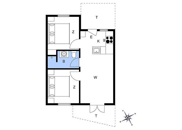Ha269-hals-portlandsvej-129-1-th Апартаменты *